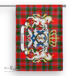 Scotstee Shop Tartan House Flag - Spens Tartan Flag Clan Badge With Lion Scottish, Tartan Garden Flag, Tartan Flag, Tartan House Flag, Plaid Flag, Christmas Plaid Flag
