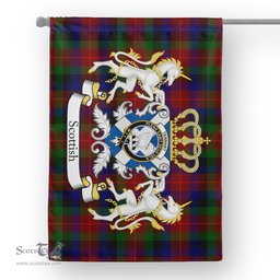 Scotstee Shop Tartan House Flag - Tennant Tartan Flag Clan Badge With Lion Scottish, Tartan Garden Flag, Tartan Flag, Tartan House Flag, Plaid Flag, Christmas Plaid Flag