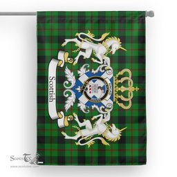 Scotstee Shop Tartan House Flag - Kincaid Tartan Flag Clan Badge With Lion Scottish, Tartan Garden Flag, Tartan Flag, Tartan House Flag, Plaid Flag, Christmas Plaid Flag