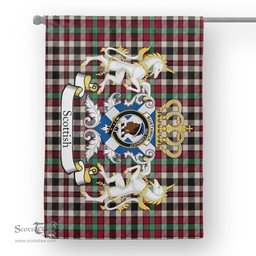 Scotstee Shop Tartan House Flag - Borthwick Tartan Flag Clan Badge With Lion Scottish, Tartan Garden Flag, Tartan Flag, Tartan House Flag, Plaid Flag, Christmas Plaid Flag