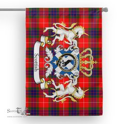 Scotstee Shop Tartan House Flag - Abernethy Tartan Flag Clan Badge With Lion Scottish, Tartan Garden Flag, Tartan Flag, Tartan House Flag, Plaid Flag, Christmas Plaid Flag