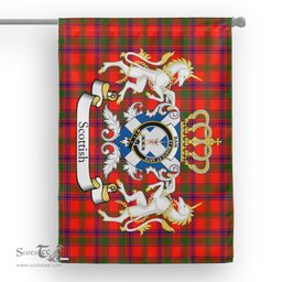 Scotstee Shop Tartan House Flag - Bain Tartan Flag Clan Badge With Lion Scottish, Tartan Garden Flag, Tartan Flag, Tartan House Flag, Plaid Flag, Christmas Plaid Flag