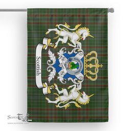 Scotstee Shop Tartan Garden Flag Gayre Tartan Flag Clan Badge With Lion Scottish Tartan House Flag