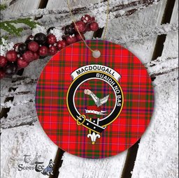 MacDougall Scottish Clan Plaid Ornament Gift. Christmas Tree Ornament MacDougall Clan Tartan Ornament Great Christmas Ornaments Gift - Scotstee Shop