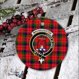 MacNaughten Scottish Clan Plaid Ornament Gift. Christmas Tree Ornament MacNaughten Clan Tartan Ornament Great Christmas Ornaments Gift - Scotstee Shop