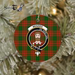Menzies Scottish Clan Plaid Ornament Gift. Christmas Tree Ornament Menzies Clan Tartan Ornament Great Christmas Ornaments Gift - Scotstee Shop