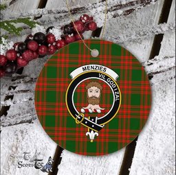 Menzies Scottish Clan Plaid Ornament Gift. Christmas Tree Ornament Menzies Clan Tartan Ornament Great Christmas Ornaments Gift - Scotstee Shop