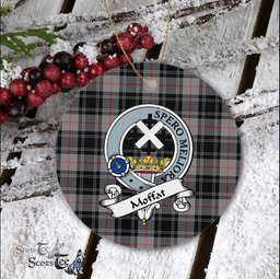 Moffat Scottish Clan Badge Plaid Ornament Gift. Christmas Tree Ornament Moffat Clan Tartan Ornament Great Christmas Ornaments Gift - Scotstee Shop