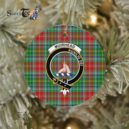 Muirhead Scottish Clan Plaid Ornament Gift. Christmas Tree Ornament Muirhead Clan Tartan Ornament Great Christmas Ornaments Gift - Scotstee Shop