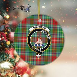Muirhead Scottish Clan Plaid Ornament Gift. Christmas Tree Ornament Muirhead Clan Tartan Ornament Great Christmas Ornaments Gift - Scotstee Shop
