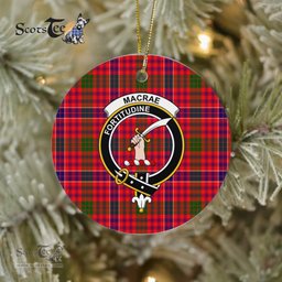 MacRae Scottish Clan Plaid Ornament Gift. Christmas Tree Ornament MacRae Clan Tartan Ornament Great Christmas Ornaments Gift - Scotstee Shop