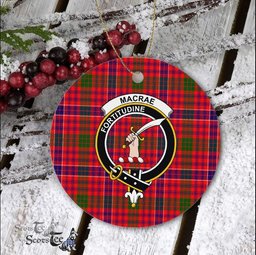 MacRae Scottish Clan Plaid Ornament Gift. Christmas Tree Ornament MacRae Clan Tartan Ornament Great Christmas Ornaments Gift - Scotstee Shop