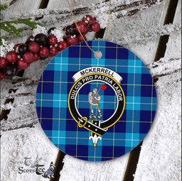McKerrell Scottish Clan Plaid Ornament Gift. Christmas Tree Ornament McKerrell Clan Tartan Ornament Great Christmas Ornaments Gift - Scotstee Shop