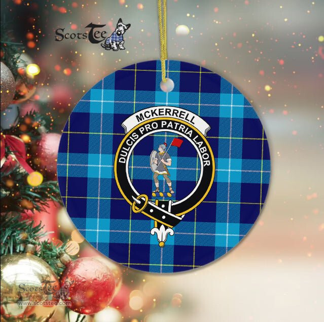 McKerrell Scottish Clan Plaid Ornament Gift. Christmas Tree Ornament McKerrell Clan Tartan Ornament Great Christmas Ornaments Gift - Scotstee Shop