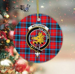 MacTavish Scottish Clan Plaid Ornament Gift. Christmas Tree Ornament MacTavish Clan Tartan Ornament Great Christmas Ornaments Gift - Scotstee Shop