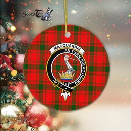 MacQuarrie Scottish Clan Plaid Ornament Gift. Christmas Tree Ornament MacQuarrie Clan Tartan Ornament Great Christmas Ornaments Gift - Scotstee Shop