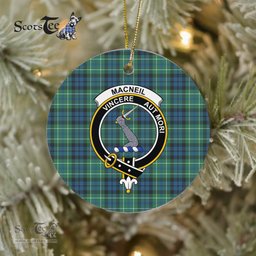 MacNeil of Colonsay Scottish Clan Plaid Ornament Gift. Christmas Tree Ornament MacNeil of Colonsay Clan Tartan Ornament Great Christmas Ornaments Gift - Scotstee Shop