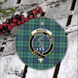 MacNeil of Colonsay Scottish Clan Plaid Ornament Gift. Christmas Tree Ornament MacNeil of Colonsay Clan Tartan Ornament Great Christmas Ornaments Gift - Scotstee Shop