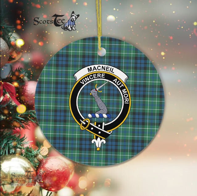 MacNeil of Colonsay Scottish Clan Plaid Ornament Gift. Christmas Tree Ornament MacNeil of Colonsay Clan Tartan Ornament Great Christmas Ornaments Gift - Scotstee Shop