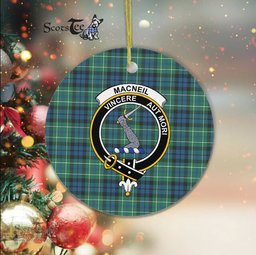 MacNeil of Colonsay Scottish Clan Plaid Ornament Gift. Christmas Tree Ornament MacNeil of Colonsay Clan Tartan Ornament Great Christmas Ornaments Gift - Scotstee Shop