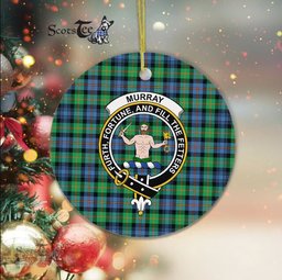 Murray of Atholl Scottish Clan Plaid Ornament Gift. Christmas Tree Ornament Murray Clan Tartan Ornament Great Christmas Ornaments Gift - Scotstee Shop