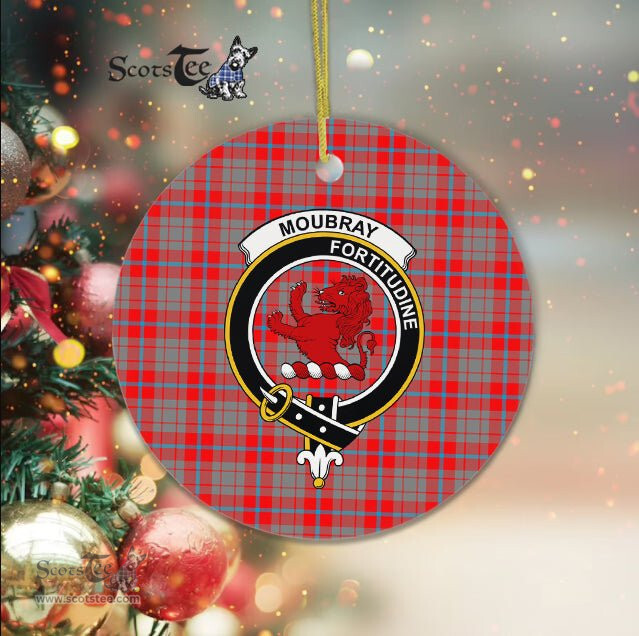 Moubray Scottish Clan Plaid Ornament Gift. Christmas Tree Ornament Moubray Clan Tartan Ornament Great Christmas Ornaments Gift - Scotstee Shop