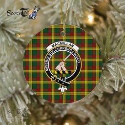 MacMillan Scottish Clan Plaid Ornament Gift. Christmas Tree Ornament MacMillan Clan Tartan Ornament Great Christmas Ornaments Gift - Scotstee Shop