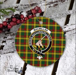 MacMillan Scottish Clan Plaid Ornament Gift. Christmas Tree Ornament MacMillan Clan Tartan Ornament Great Christmas Ornaments Gift - Scotstee Shop