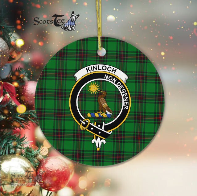 Kinloch Scottish Clan Plaid Ornament Gift. Christmas Tree Ornament Kinloch Clan Tartan Ornament Great Christmas Ornaments Gift - Scotstee Shop