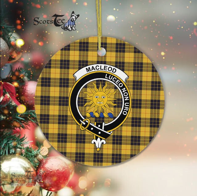 MacLeod of Lewis Scottish Clan Plaid Ornament Gift. Christmas Tree Ornament MacLeod of Lewis Clan Tartan Ornament Great Christmas Ornaments Gift - Scotstee Shop