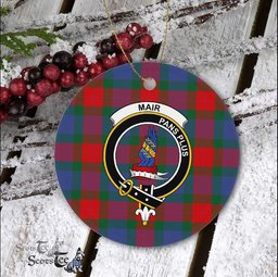 Mar Scottish Clan Plaid Ornament Gift. Christmas Tree Ornament Mar Clan Tartan Ornament Great Christmas Ornaments Gift - Scotstee Shop