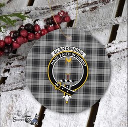 Scotstee Shop - Glendinning Scottish Clan Plaid Ornament Gift. Christmas Tree Ornament Glendinning Clan Tartan Ornament Great Christmas Ornaments Gift