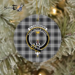 Scotstee Shop - Glendinning Scottish Clan Plaid Ornament Gift. Christmas Tree Ornament Glendinning Clan Tartan Ornament Great Christmas Ornaments Gift