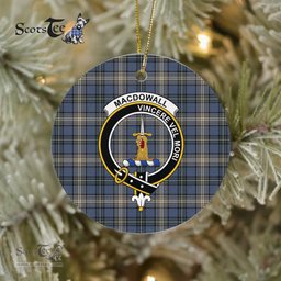 MacDowall Scottish Clan Plaid Ornament Gift. Christmas Tree Ornament MacDowall Clan Tartan Ornament Great Christmas Ornaments Gift - Scotstee Shop