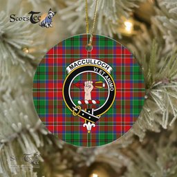 MacCulloch Scottish Clan Plaid Ornament Gift. Christmas Tree Ornament MacCulloch Clan Tartan Ornament Great Christmas Ornaments Gift - Scotstee Shop