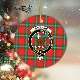 MacLaine Of Lochbuie Scottish Clan Plaid Ornament Gift. Christmas Tree Ornament MacLaine Of Lochbuie Clan Tartan Ornament Great Christmas Ornaments Gift - Scotstee Shop