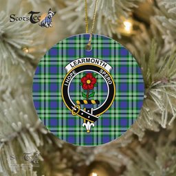 Learmonth Scottish Clan Plaid Ornament Gift. Christmas Tree Ornament Learmonth Clan Tartan Ornament Great Christmas Ornaments Gift - Scotstee Shop