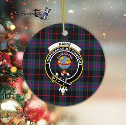 Nairn Scottish Clan Plaid Ornament Gift. Christmas Tree Ornament Nairn Clan Tartan Ornament Great Christmas Ornaments Gift - Scotstee Shop