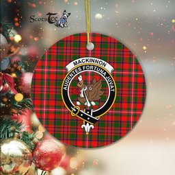 MacKinnon Scottish Clan Plaid Ornament Gift. Christmas Tree Ornament MacKinnon Clan Tartan Ornament Great Christmas Ornaments Gift - Scotstee Shop