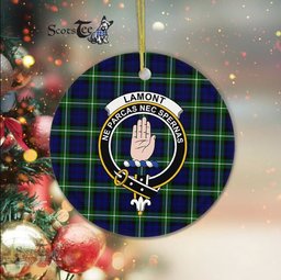 Lamont Scottish Clan Plaid Ornament Gift. Christmas Tree Ornament Lamont Clan Tartan Ornament Great Christmas Ornaments Gift - Scotstee Shop