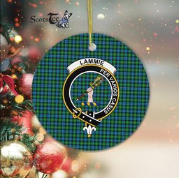 Lammie Scottish Clan Plaid Ornament Gift. Christmas Tree Ornament Lammie Clan Tartan Ornament Great Christmas Ornaments Gift - Scotstee Shop
