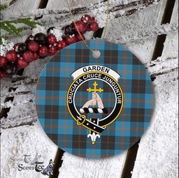 Garden Scottish Clan Plaid Ornament Gift. Christmas Tree Ornament Garden Clan Tartan Ornament Great Christmas Ornaments Gift - Scotstee Shop