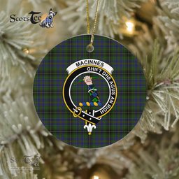 MacInnes Scottish Clan Plaid Ornament Gift. Christmas Tree Ornament MacInnes Clan Tartan Ornament Great Christmas Ornaments Gift - Scotstee Shop