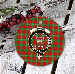 Lennox Kincaid Scottish Clan Plaid Ornament Gift. Christmas Tree Ornament Lennox Kincaid Clan Tartan Ornament Great Christmas Ornaments Gift - Scotstee Shop