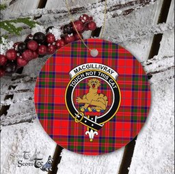 MacGillivray Scottish Clan Plaid Ornament Gift. Christmas Tree Ornament MacGillivray Clan Tartan Ornament Great Christmas Ornaments Gift - Scotstee Shop