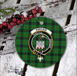 Kincaid Scottish Clan Plaid Ornament Gift. Christmas Tree Ornament Kincaid Clan Tartan Ornament Great Christmas Ornaments Gift - Scotstee Shop