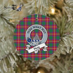 Haig Scottish Clan Badge Plaid Ornament Gift. Christmas Tree Ornament Haig Clan Tartan Ornament Great Christmas Ornaments Gift - Scotstee Shop