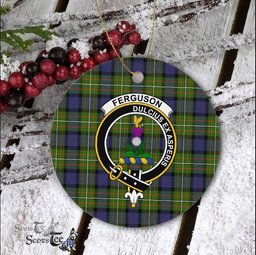 Ferguson Scottish Clan Plaid Ornament Gift. Christmas Tree Ornament Ferguson Clan Tartan Ornament Great Christmas Ornaments Gift - Scotstee Shop