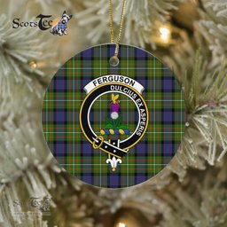 Ferguson Scottish Clan Plaid Ornament Gift. Christmas Tree Ornament Ferguson Clan Tartan Ornament Great Christmas Ornaments Gift - Scotstee Shop