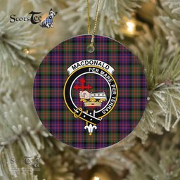 Macdonalds Of Donald Scottish Clan Plaid Ornament Gift. Christmas Tree Ornament Macdonalds Of Donald Clan Tartan Ornament Great Christmas Ornaments Gift - Scotstee Shop